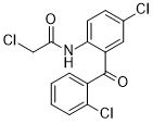 2-Chloro-N-(4-chloro-2-(2-chlorobenzoyl)phenyl)acetamide